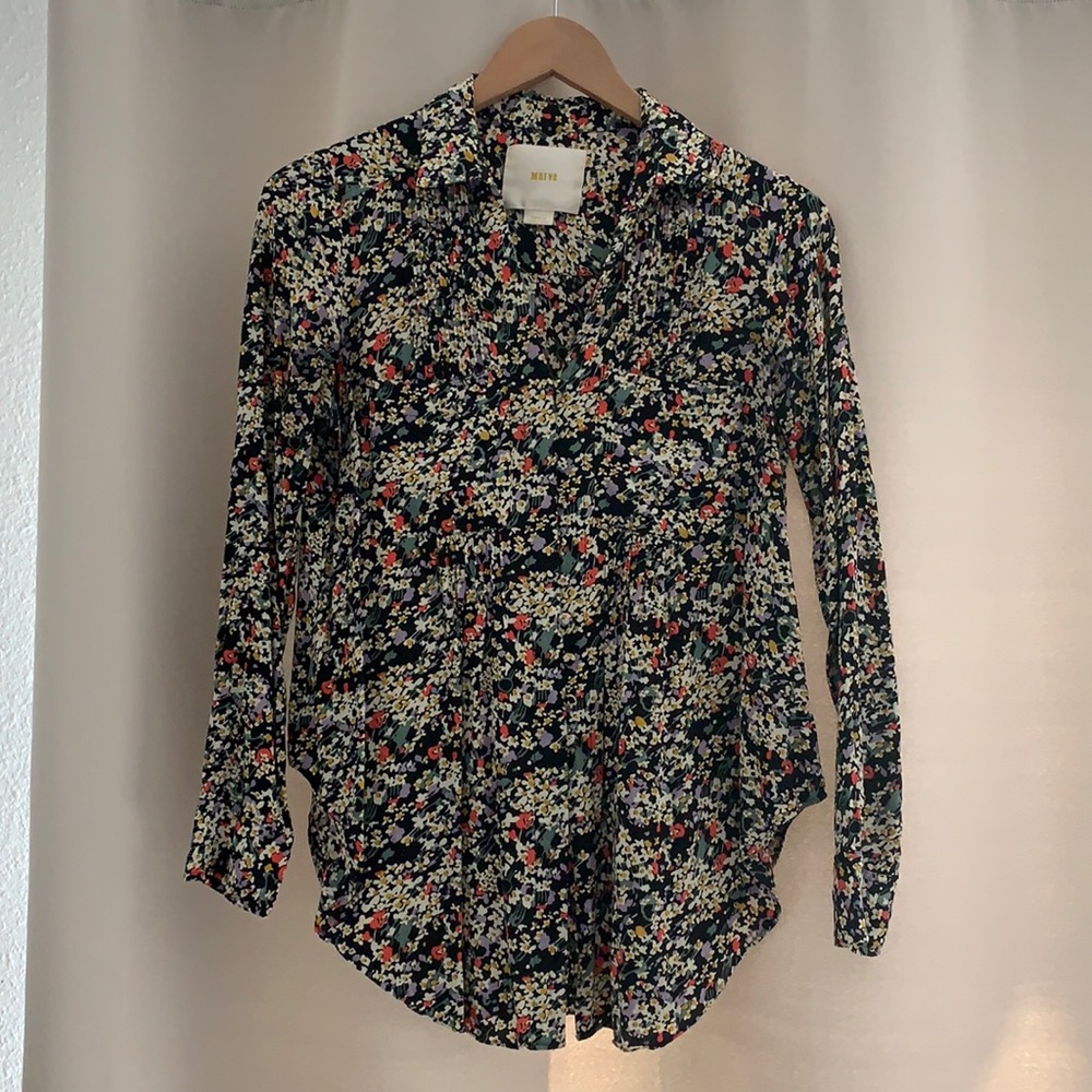 Maeve Floral Flowy Blouse